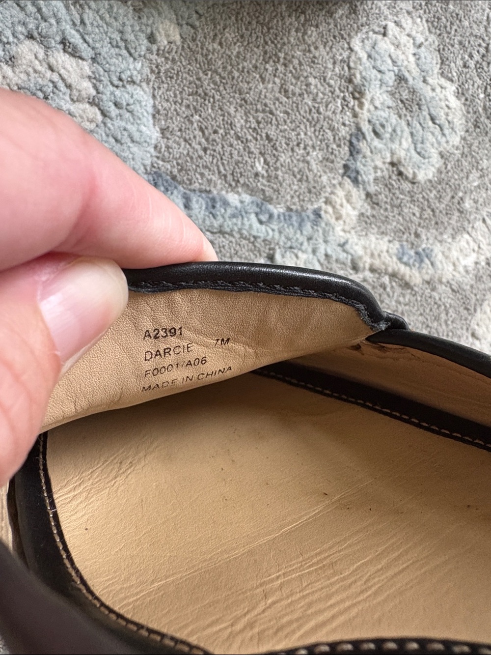 COACH Black Leather Loafers with Gold Turnlock - Picture 3 of 4